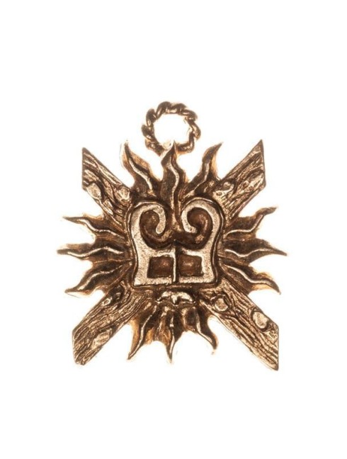 Medieval bronze badge 