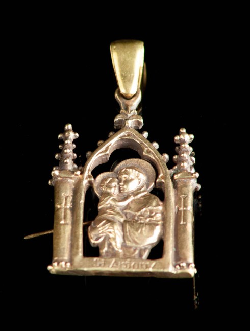 Medieval badge "Saint Anthony" Insignias