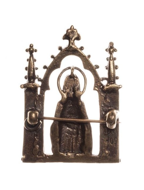 Medieval badge  "Ave Maria"