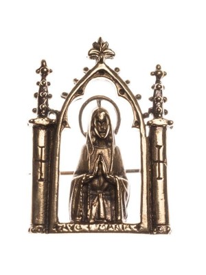 Medieval badge  "Ave Maria"