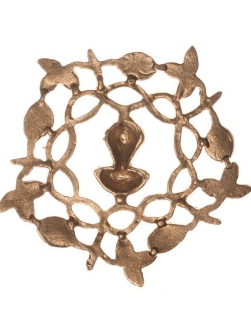 Medieval badge "Braiding branches" Insignias
