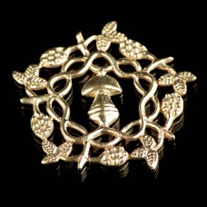 Medieval badge "Braiding branches" ( 1 pc in stock)  image-1