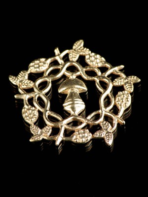 Medieval badge "Braiding branches"