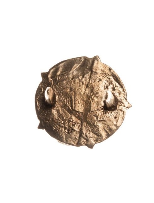 Medieval cast bronze mount “Rose”, XIV-XVI centuries (5 pcs) Montaggio cinture