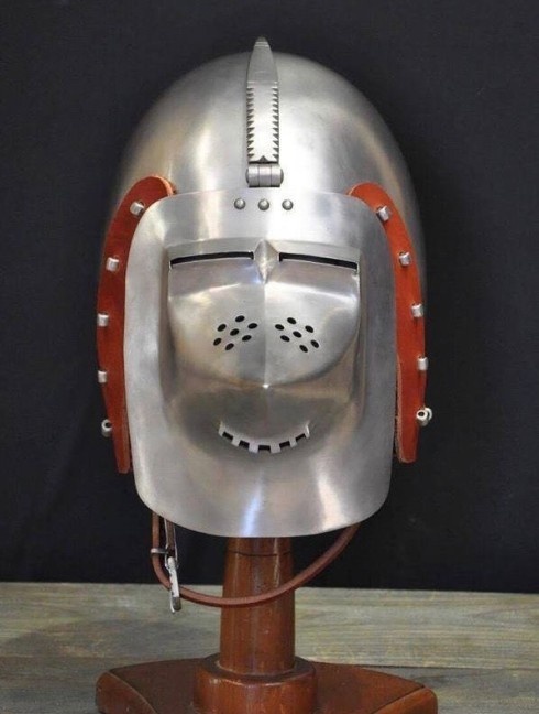 Bascinet of 1380-1410 years, from Higgins Armoury Museum Armadura de placas
