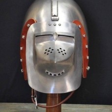 Bascinet of 1380-1410 years, from Higgins Armoury Museum image-1