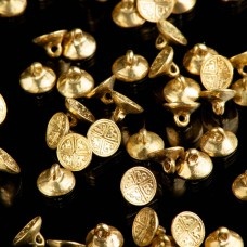  Medieval cast button with pattern, XIII-XV centuries 62 pcs  in stock  image-1