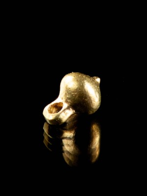Medieval spherical-shaped button, X-XV centuries Buttons, hooks, pins