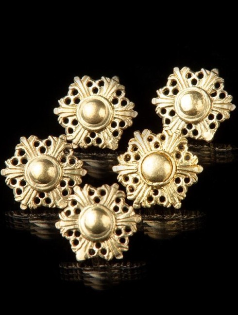 Medieval Swedish button of 17 mm Buttons, hooks, pins