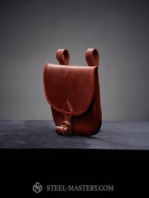 Handmade medieval belt bag