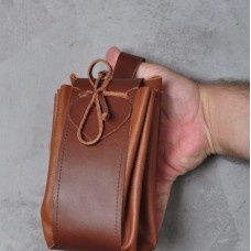 Soft leather pouch image-1