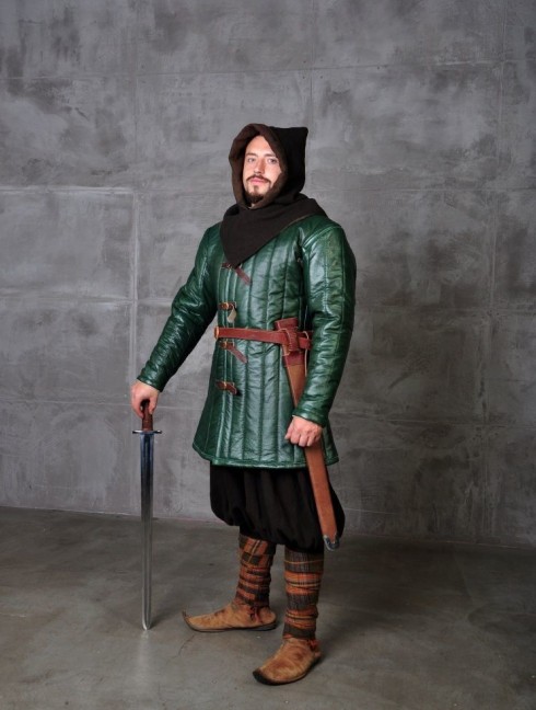Medieval leather gambeson Plattenrüstungen