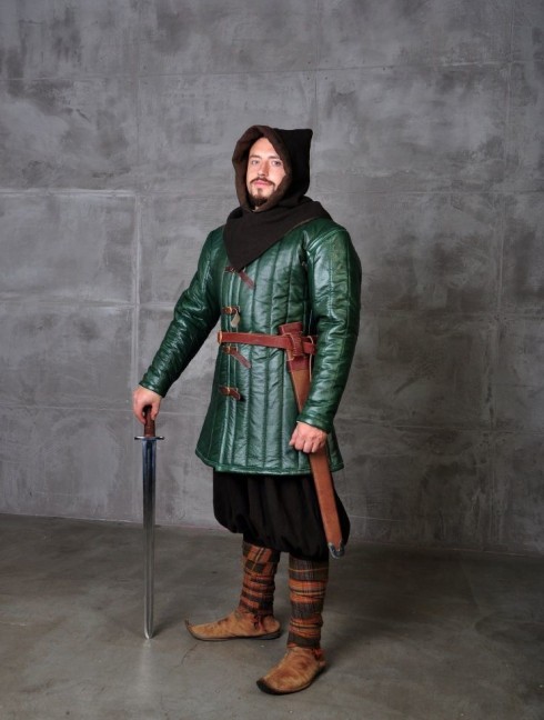 Medieval leather gambeson Corazza