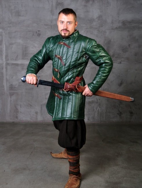 Medieval leather gambeson Plattenrüstungen