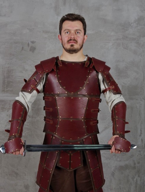 Leather armour in style of Game of Thrones Armadura de placas