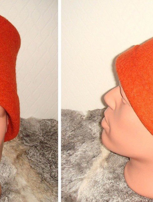 Medieval fulled hat, Europe XIV-XV century Copricapo