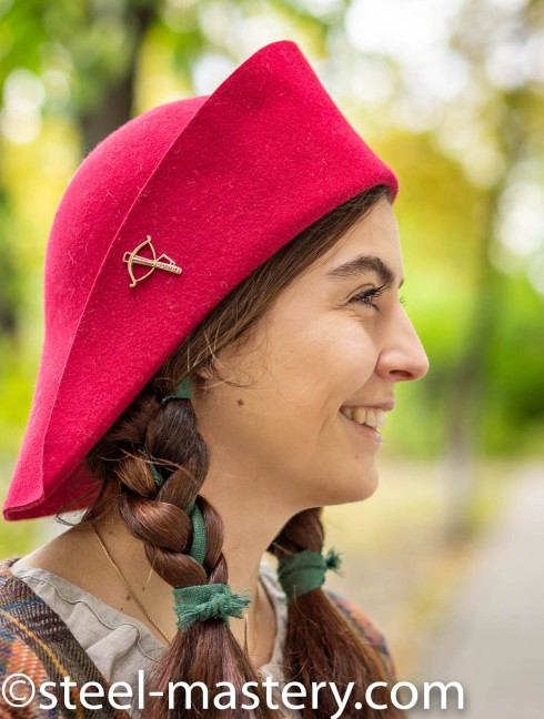 Medieval pilgrim hat Headwear