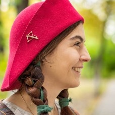 Medieval pilgrim hat image-1