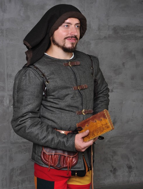 Medieval epoch doublet in Renaissance style Armures gambisonnées prêtes-à-porter