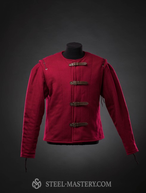Medieval epoch doublet in Renaissance style Armadura acolchada preparada
