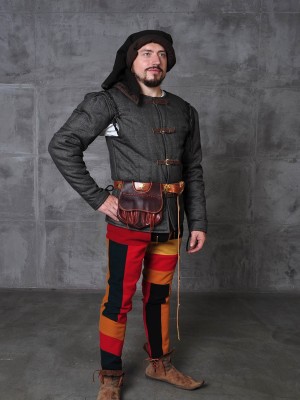 Medieval epoch doublet in Renaissance style Ready padded armour