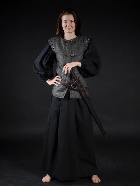 Doublet vest in Renaissance style Armures gambisonnées prêtes-à-porter