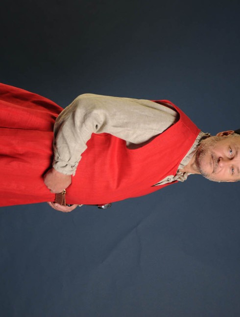 Linen medieval tunic of IX-XII centuries Prêt à expédier