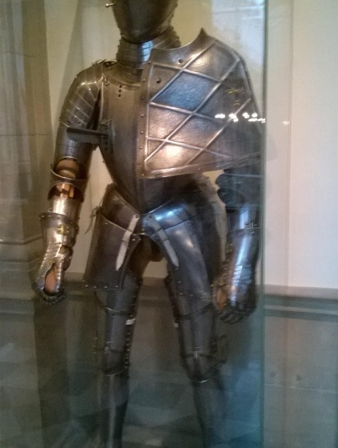 Jousting knight armor, 16th century Armadura de placas