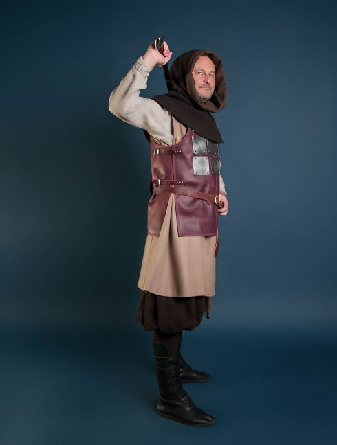 Coat of plates armor in LARP and fantasy style (3x3 plates) Brigantinen