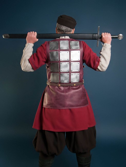 Coat of plates armor in LARP and fantasy style (3x3 plates) Brigantine