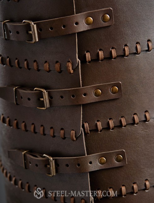 Cuirass, part of Leather armor costume in style of Bëor the Old Body
