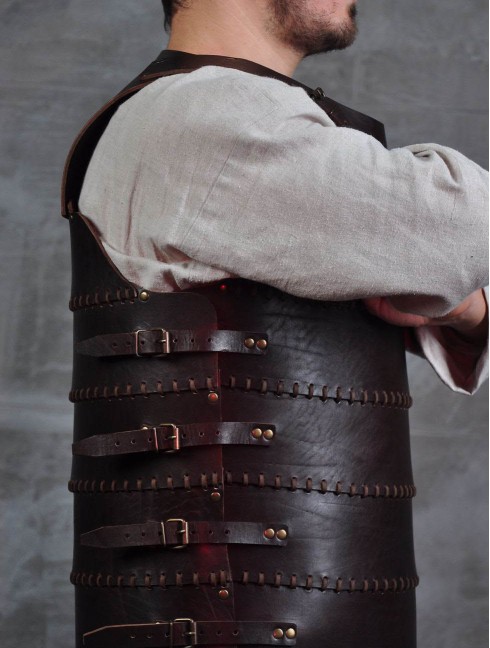 Cuirass, part of Leather armor costume in style of Bëor the Old Armure de plaques