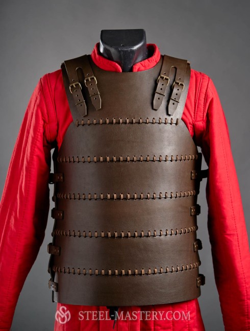 Cuirass, part of Leather armor costume in style of Bëor the Old Body