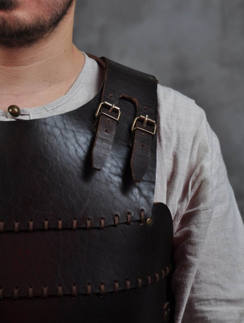 Cuirass, part of Leather armor costume in style of Bëor the Old Armure de plaques