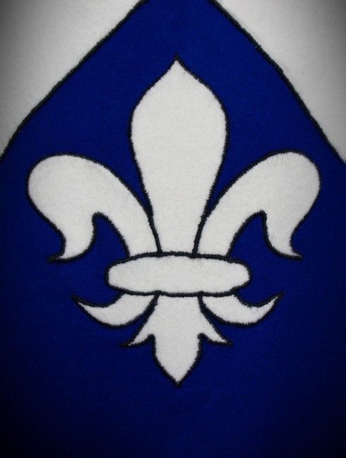 Tabard with French lilies (Fleur-de-lis)  Body