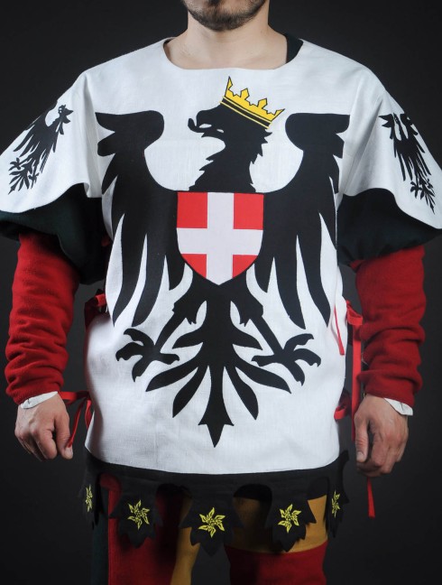 Tabard with black eagle with crown Body