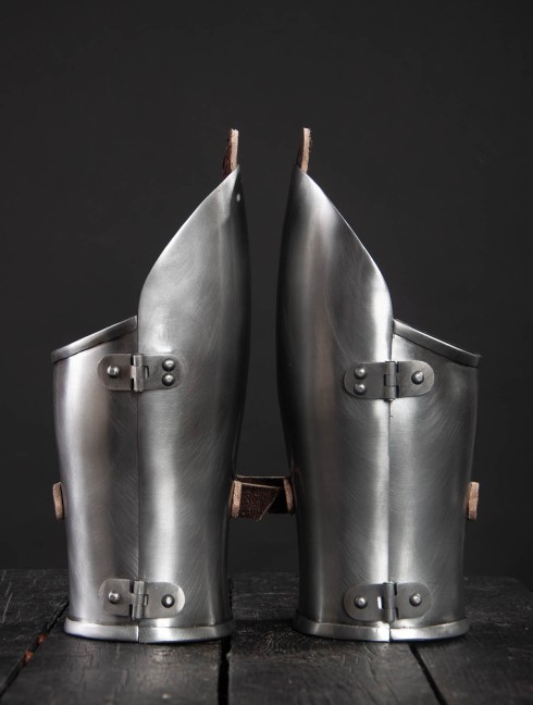 Medieval bracers, 1390-1430 years Metal bracers, couters and full arms