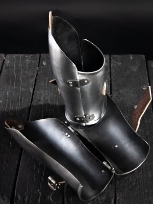 Medieval bracers, 1390-1430 years Armure de plaques