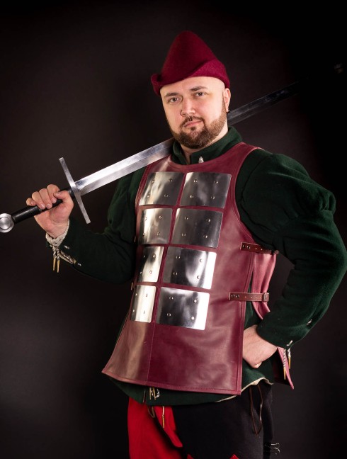 Coat of plates armor in LARP and fantasy style (2x4 plates) Brigantinen