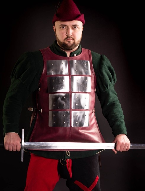 Coat of plates armor in LARP and fantasy style (2x4 plates) Brigantinen