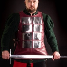 Coat of plates armor in LARP and fantasy style (2x4 plates) image-1