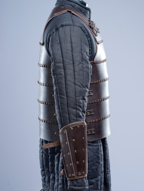 Leather brigandine bracers Brigandine armor