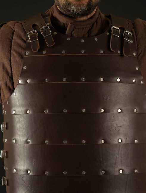 Leather brigandine in style of 14th century Armadura de placas