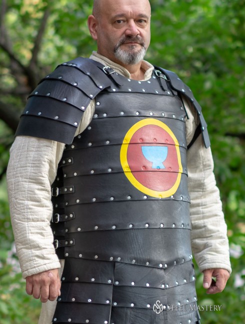 Leather brigandine in style of 14th century Armadura de placas