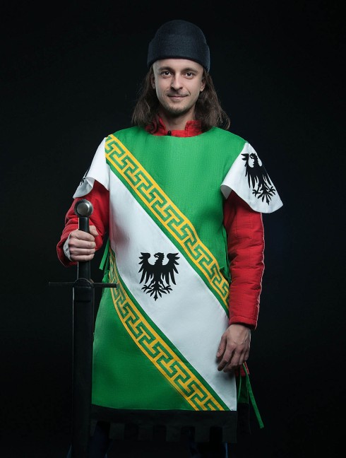 Coat of arms with eagle Medieval clothing