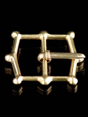 Medieval cast buckle with knops, XIV-XVI centuries Fibbie
