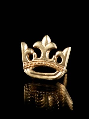 Medieval belt mount “Crown”, XIV-XV centuries Riemenhalterungen