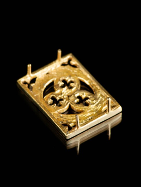 Medieval belt mount in Gothic style, XIV-XV century Belt mounts