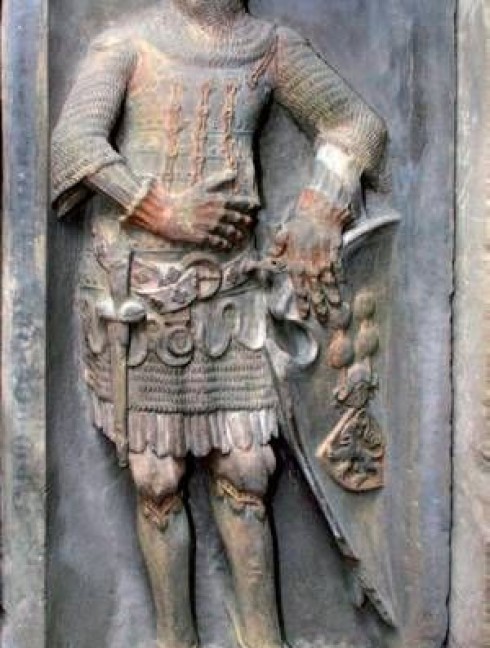 Medieval belt mount “Orlamunde”, 1360-1440 years Montaggio cinture