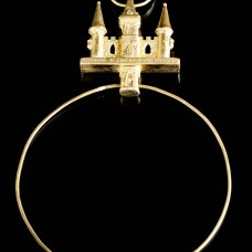 Medieval frame for purse “The Castle”, XV century image-1